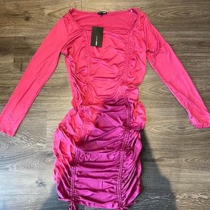 Fashion nova ruched dress